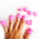 thumbnail image 5 of Qarigey Clips de plástico para quitar esmalte de uñas, 10 piezas, portátiles, reutilizables, lavables, para salón de uñas, tapas para remojo Juegos de manicura Rosado NO1 Qarigey  CE1713-00B, 5 of 6