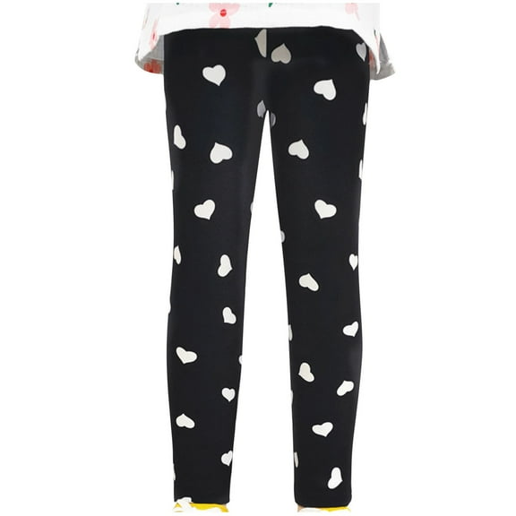 Bnwani Girls Leggings Thin Outwear Printed White