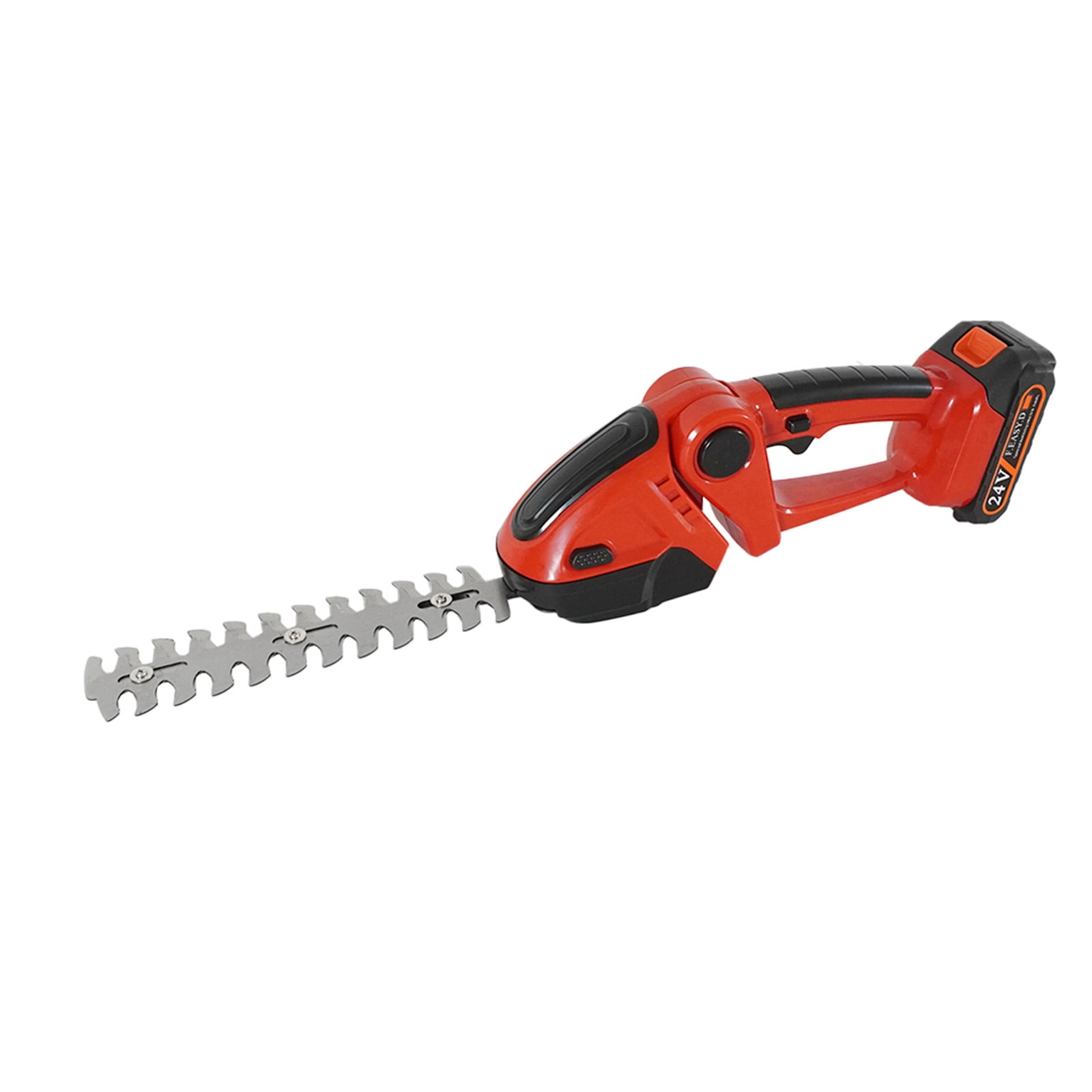 SUSUZI Cordless 2-in-1 Hedge Trimmer & Grass Shears – 24V 1500mAh Dual Batteries, SK5 Alloy Steel Blades, 3-Angle Adjustable Head for Garden Lawn Shrub Maintenance
