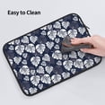 thumbnail image 5 of Bingfone White Leaves Laptop Sleeve Case 13 inch , 360° Protective Computer Carrying Bag, 5 of 8