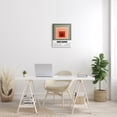 thumbnail image 2 of Stupell Industries Modern Albers Abstraction Layered Squares Red Blush Green, 16 x 20, Designed by Ros Ruseva, 2 of 6