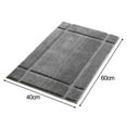 thumbnail image 2 of Bathroom Rugs 24"x16", Extra Soft and Absorbent Microfiber Bath Mat, Non-Slip, Machine Washable, Quick Dry Shaggy Bath Carpet, Suitable for Bathroom Floor, Tub, Shower, 2 of 6