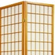 Oriental Furniture Vitre Écran Shoji dans le Miel – image 3 sur 4