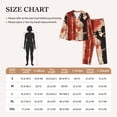 thumbnail image 4 of Sikiie Silhouette Trumpet Red Art Pajamas for Women Set, Womens Pajama Sets, Lounge Sets for Women, 2pjs for Women-X-Large, 4 of 7