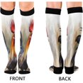 thumbnail image 2 of Coolnut Retro Style Farmhouse Rooster Compression Socks Women Men Knee High Stockings 1Pair for Sports, Running, Travel263 Gift, 2 of 7