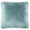 thumbnail image 3 of SAFAVIEH Indoor/Outdoor Modern Glam Shag Pillow, 20" x 20", Blue, 3 of 4