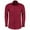 Claret, variant on Kustom Kit Mens Long Sleeve Tailored Poplin Shirt
