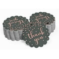 thumbnail image 2 of Inkdotpot Rose Gold Foil Paper Hang Tags Thank You Bridal Shower Favor Tags 50 Piece, 2 of 7