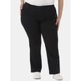 thumbnail image 5 of JMS Just My Size by Hanes Women's Plus Size 4 Pocket Bootcut Jeans, Single and 2-Pack, 5 of 8