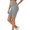 Gray, variant on HomeDM Women's Biker Shorts with Pockets High Waisted Lounge Yoga Shorts Pants for Workout Casual Black L