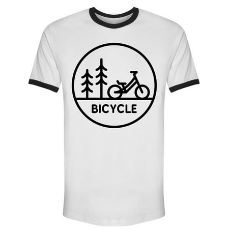 Best Bicycle Logo Tee Men's -Image by (Best Mens Bike For The Money)