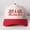 Red, variant on JUST A GIRL Who Loves Jesus Embroidered Trucker Hat - Floral Cross Design, Women's Fashion Christian Cap