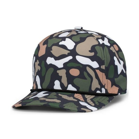 Pacific Headwear  Duck Camo 5-Panel Trucker Cap, Bayou - One Size