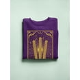 thumbnail image 3 of Radiant Churro Art Deco Style Graphic Design Women's Sweatshirt, 3 of 4