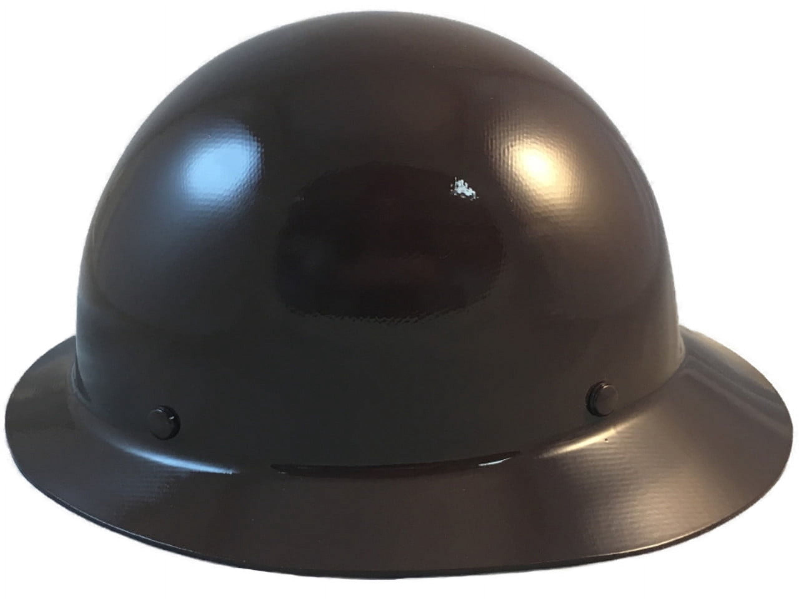 MSA Skullgard Full Brim Hard Hat with STAZ ON Suspension - Brown