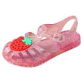 thumbnail image 7 of Aofany Toddler Shoes Baby Girls Cute Fruit Jelly Colors Hollow Out Non-slip Soft Sole Beach Roman Sandals, 7 of 7