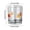 A-6A Home Decor, variant on JJV Halloween-themed Glasses Embossed Ghost Black and Pumpkin Designs Clear Glasses for Home Use Wine Or Water Festive Party Decor and Gifts