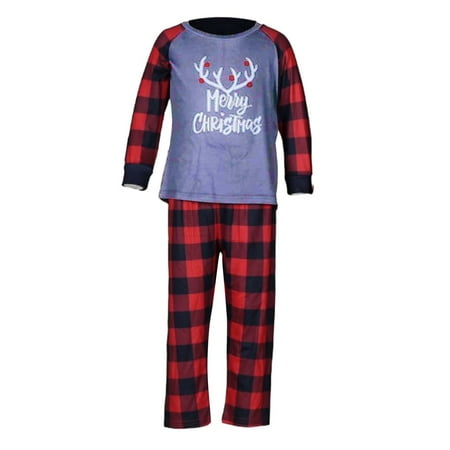 

Unolxmxbk Kids Christmas Gifts Dad Mom Baby Kid Family Matching Christmas Pajamas Sleepwear Homewear Set Christmas Gifts for Women Matching Christmas Pajamas Gray 3T