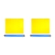 thumbnail image 1 of Advancent Rodillo de amasar de acero inoxidable Fácil de limpiar Recubrimiento antiadherente Durable y ecológico Ancho amarillo azul amarillo azul 2Conjunto, 1 of 6