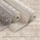 thumbnail image 5 of Alfombra Tortania 305x366 cm Lavable Suave Boho Marroquí Marrón Claro, 5 of 9