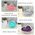 thumbnail image 2 of Necvior Elegant Lace Dog Puppy Bed Ruffled Princess Sofa for Small to Pets Creative Lace Pet Bed Nest, 2 of 15