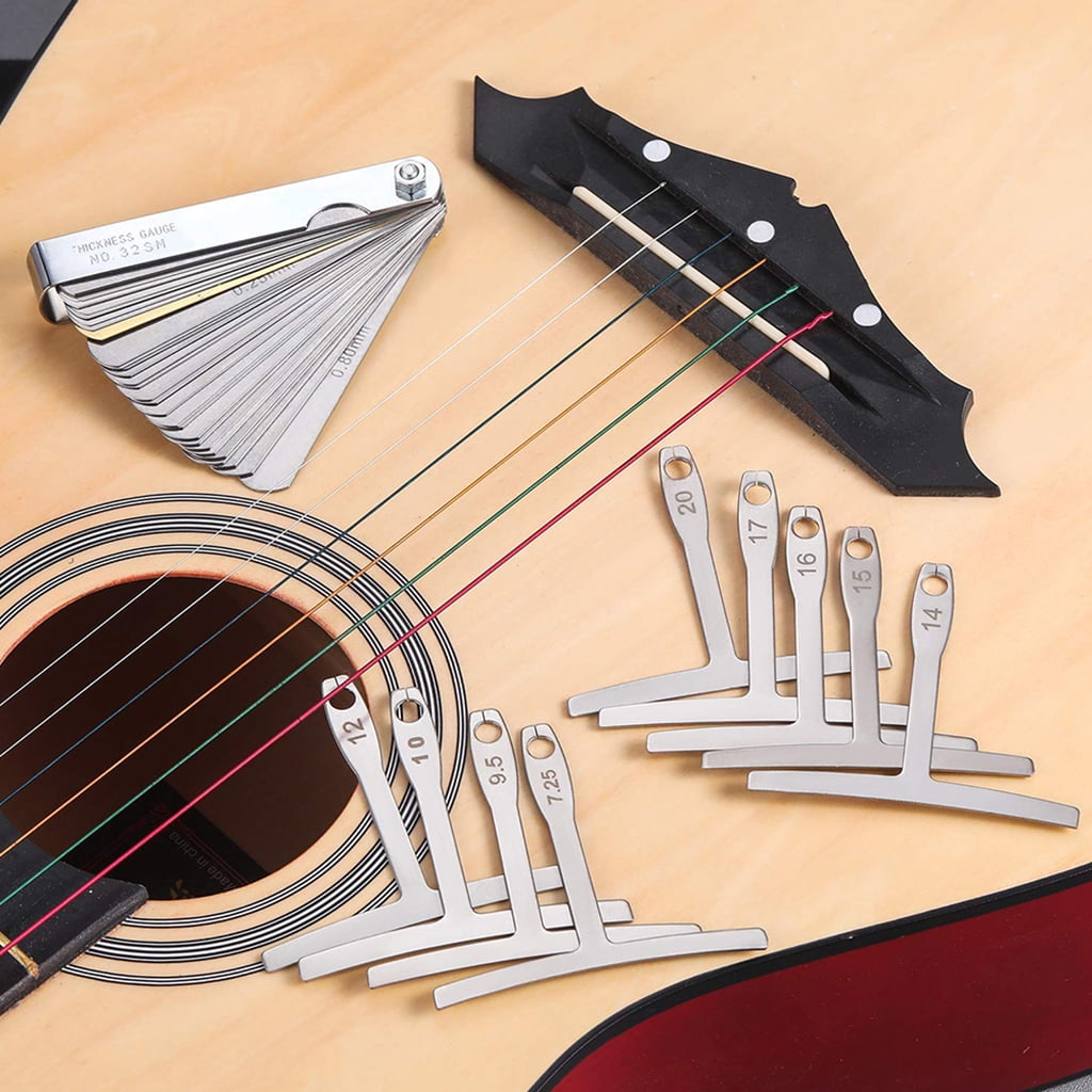 MOMOJIA Guitar Fret Sanding Leveler Beam Suitable for Fret Leveling of Electric Guitar for Electric Bass Acoustic Guitar