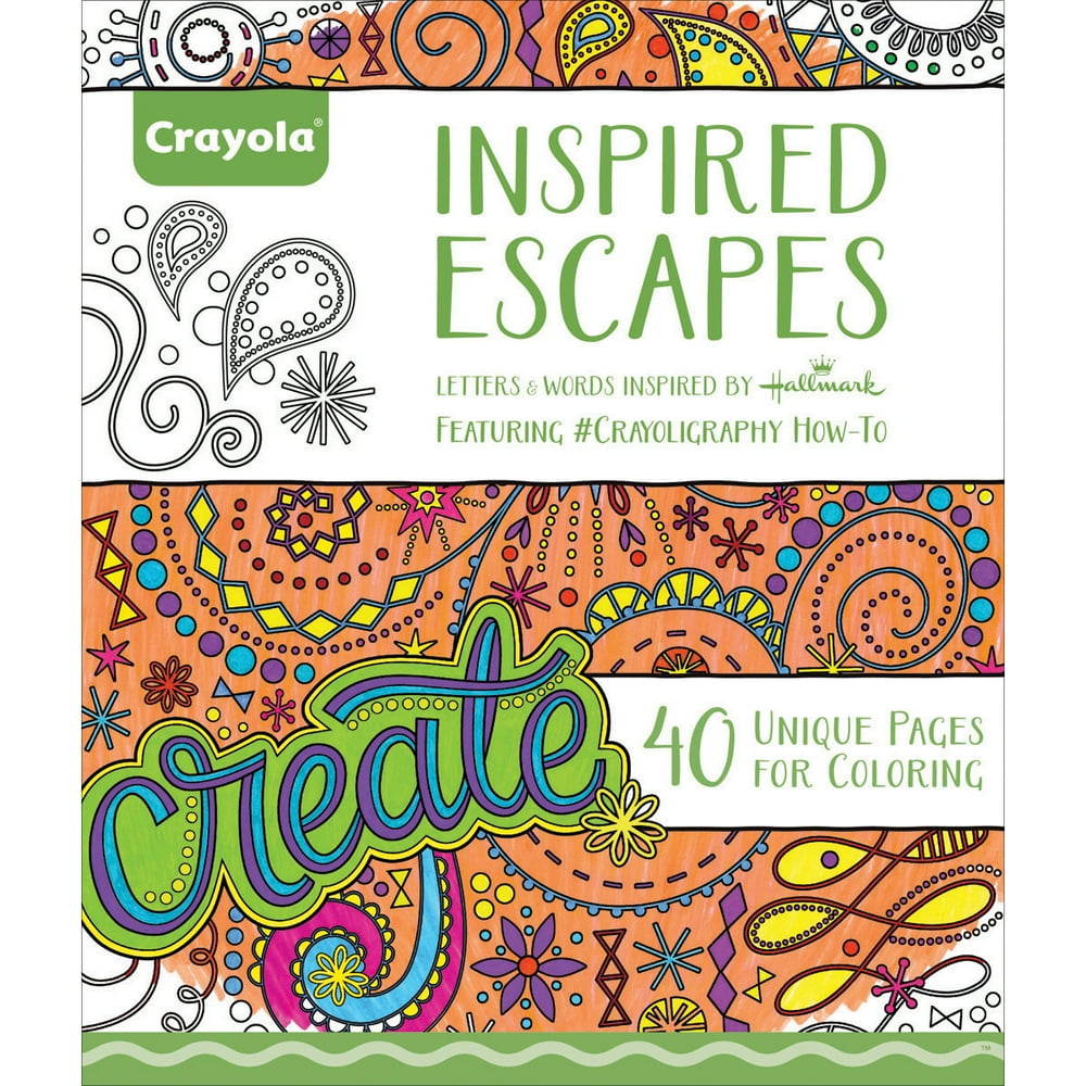 419 Cute Crayola Color Escapes Coloring Pages with disney character