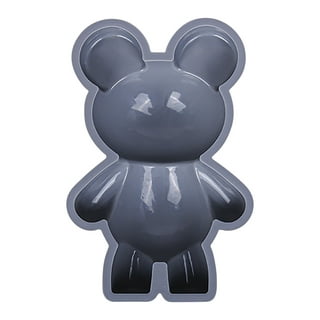 Heldig Small Size 3D Bear Candle Mold - Teddy Bear Silicone Mold