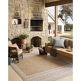 thumbnail image 3 of Indoor Outdoor Rug 9x12, Reversible, Loloi Easton Ivory / Wheat (8'6" x 11'6"), 3 of 6