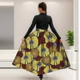 thumbnail image 4 of BintaRealWax African Women African Print Long Skirt Ankara Dashiki High Waist A Line Maxi Long Umbrella Skirt Ladies Clothing WY1744, 4 of 5