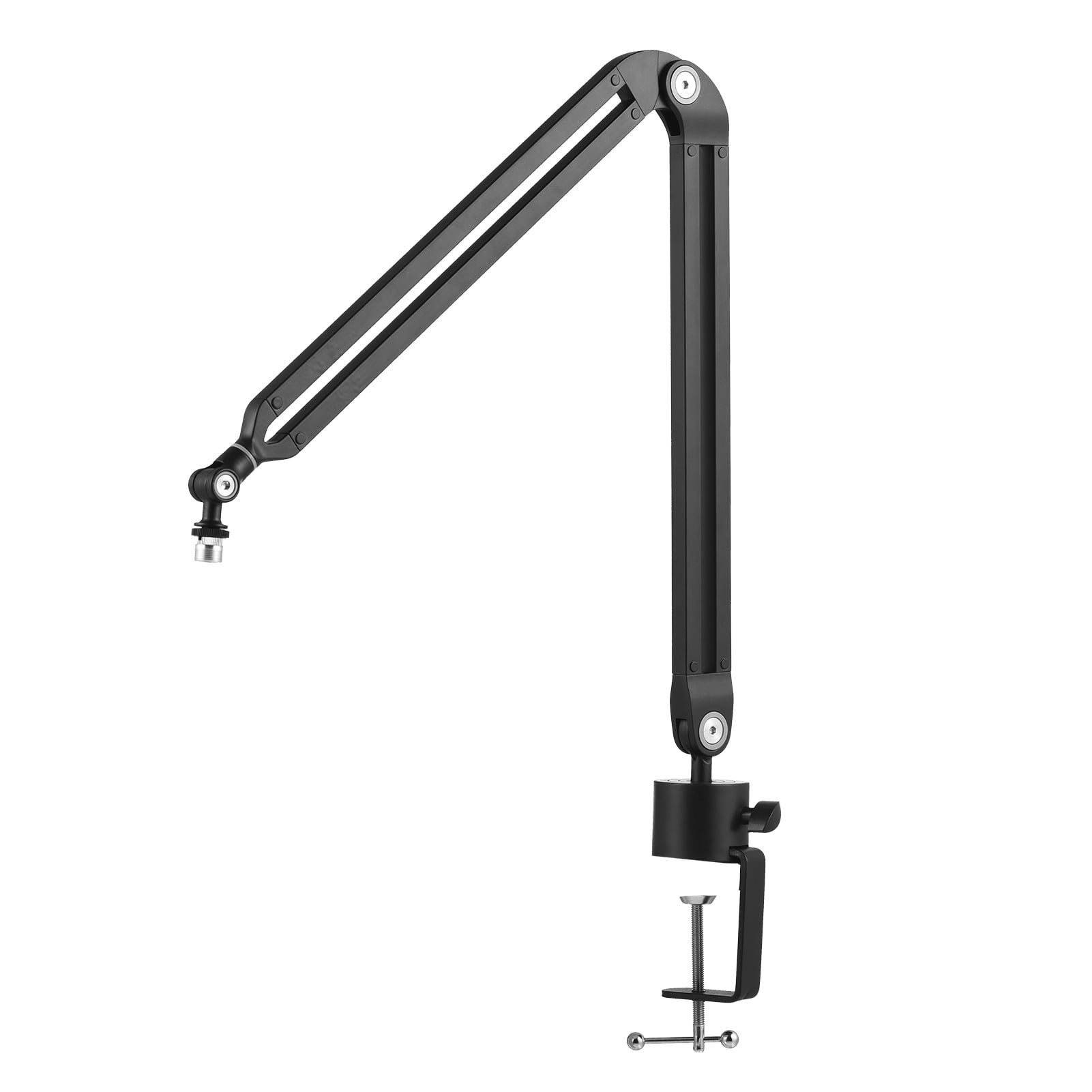 Gecheer Microphone Arm Stand Set All Metal Heavy Duty Mic Suspension Arm Handsfree Flexible Mic