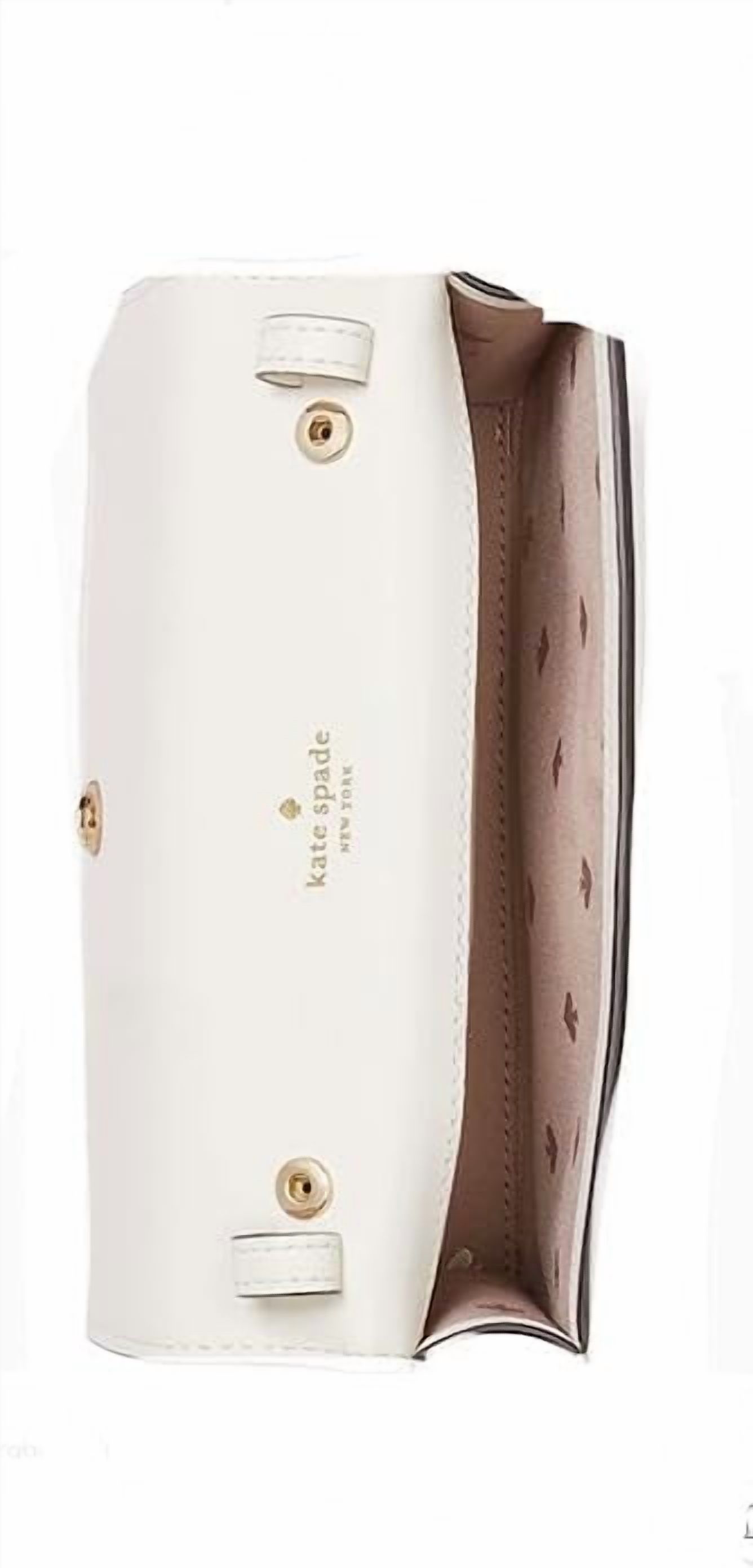 Kate Spade Brynn Leather Crossbody Bag (Parchment)
