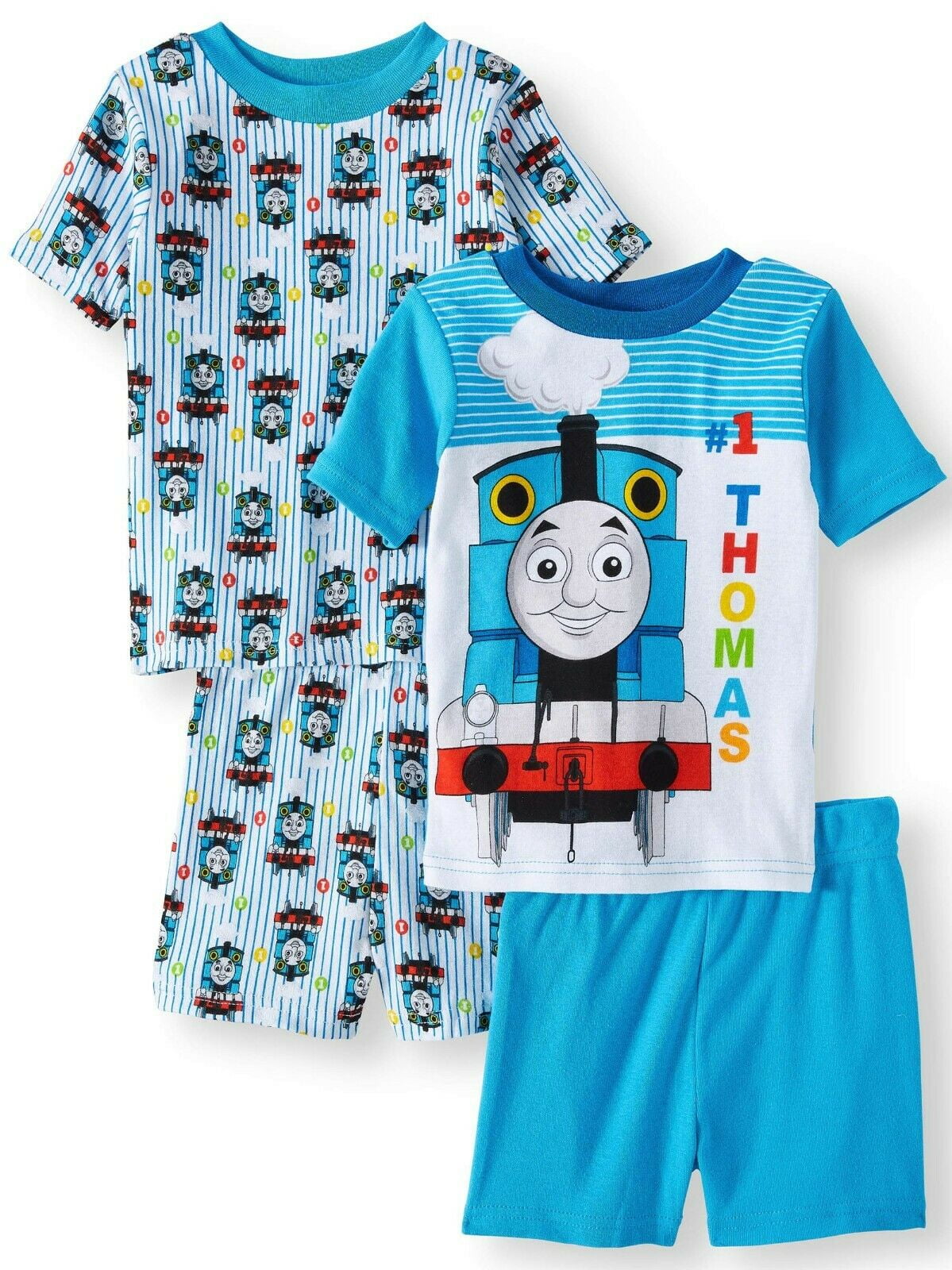 Thomas & Friends Toddler Boys 3 piece Shorts Pajamas Set 