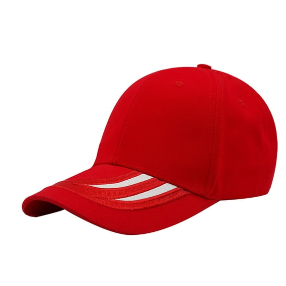 Mens And Womens Summer Fashion Casual Sunscreen Baseball Caps Cap Hats Baseball Caps Red