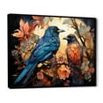thumbnail image 2 of Designart "Luminous Rulers of the Crow" Animals Floater Framed Canvas Wall Art, 2 of 7