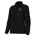 thumbnail image 2 of Women's Antigua Black Rutgers Scarlet Knights Links 2 Golf Jacket, 2 of 3