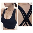 thumbnail image 5 of Strappy Sports Bra for Women, Sexy Crisscross Back Medium Support Yoga Bra, 5 of 5