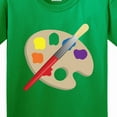 thumbnail image 4 of Inktastic Artist Palette and Brush Youth T-Shirt, 4 of 5