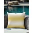 thumbnail image 3 of Outdoor Pillows Waterproof, Yellow Ombre Throw Pillows with Inserts Included, Modern Gradient Abstract Aesthetics Art Indoor Outdoor Decorative Lumbar Pillow for Bed/Couch/Patio 18"x18", 1Pcs, 3 of 8