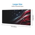 thumbnail image 3 of Pofeuu American Flag Waving Print Print Desk Mat for Keyboard and Mouse，Computer Desk Matt for Desktop，Large Mouse Pad for Desk，Desk Pads on Top of Desks 12x31.5in, 3 of 8