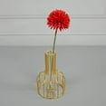 thumbnail image 2 of Eternal Blossom 10 PCS Artificial Flowers Chrysanthemum Ball Bouquet, Silk Floral Fake Long Stem Hydrangea Bouquet Suitable f or Home Garden Party Office Coffee House Decoration Wedding (Red), 2 of 7