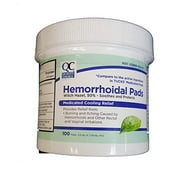 6 Pack Quality Choice Hemorrhoidal Pads Medicated Cooling Relief 100 count each