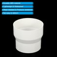 thumbnail image 4 of Unique Bargains 4.3' to 3.7' Duct Reducer Ducting Airflow Tube Increaser Adapter Pipe Fitting 3 Pack, 4 of 5