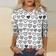 thumbnail image 4 of Xuyuer 3/4 Sleeve Round Neck Top - Women's Versatile 3/4 Sleeve Casual Shirt for Layered Spring Outfits, Transitional Season Styling & Effortless Daily Wardrobe Essential, 4 of 8
