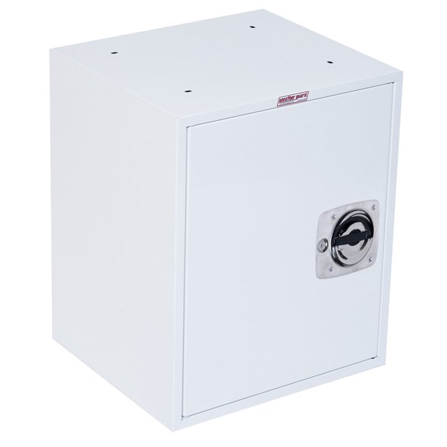 Weather Guard Van Storage System Cabinet 9021-3-01 Floor Mount; 2 Shelves; Without Drawers; Steel; Lockable