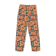 thumbnail image 3 of Haiem Autumn Pumpkins Gingham Men's Pajama Pants Ultra Lightweight Pjs Bottoms Sleepwear Bottom Pants With Pocket Drawstring-X-Large, 3 of 7