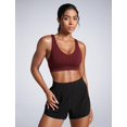 thumbnail image 2 of Top Deportivo CRZ YOGA Butterbreeze con Tirantes Cruzados y Relleno, Soporte Medio, 2 of 4