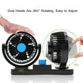 thumbnail image 3 of unbranded Ventilador Para Negro Con Cabezal Dual Giratorio Y Autoadhesiva, 3 of 7