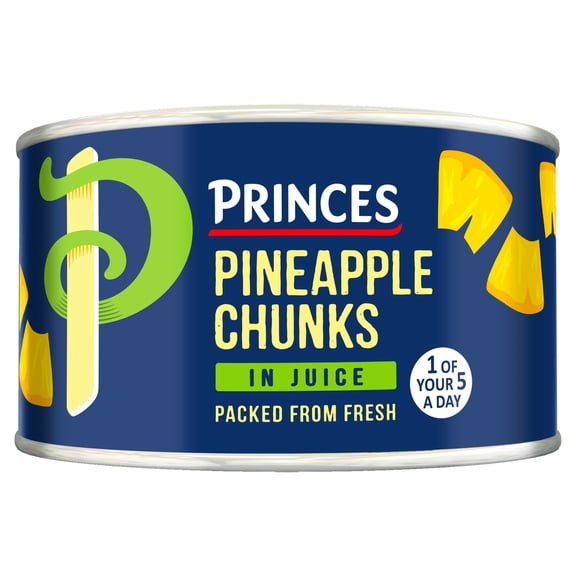 Princes Pineapple Chunks In Juice 227g, Imported from Britain