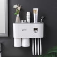 thumbnail image 3 of Escupidera de pared con ranuras para organizar peines y cepillos de dientes, 3 of 7
